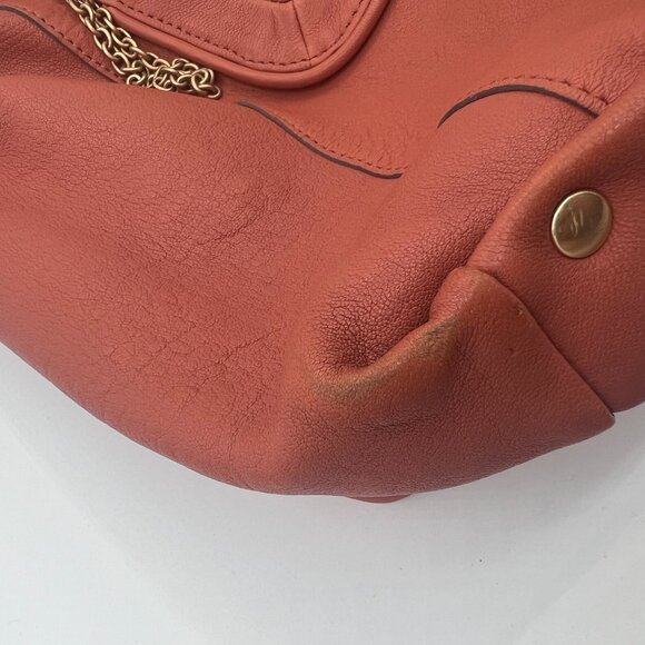 See by Chloé Cognac Leather Shoulder Bag with Removable Coin Pouch - Picture 6 of 11